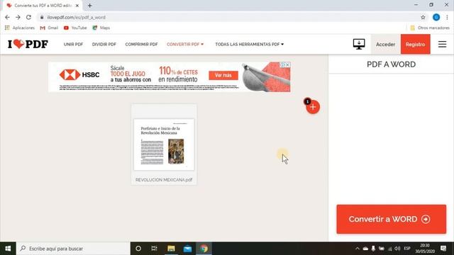 ✅Como convertir un PDF a WORD en LINEA GRATIS I love PDF 2021 смотреть онлайн