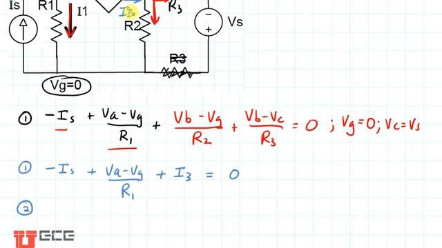 2 node voltage with supernode смотреть онлайн