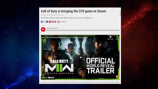 COD: MW2 Is $70, Even On Steam! смотреть онлайн