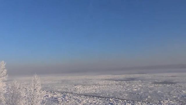 Ледостав Енисей 28 января 2014 Лесосибирск YouTube 1080p смотреть онлайн