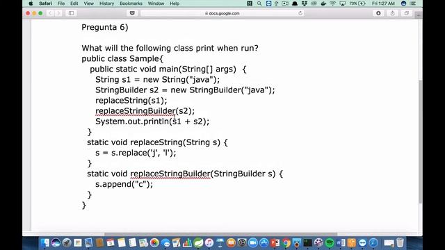Ejemplos de preguntas de certificación Java 8 смотреть онлайн