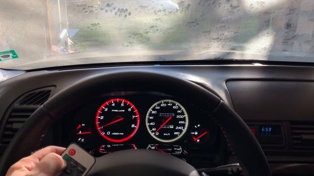 Honda Prelude 5th gen H22 custom made LED gauge cluster смотреть онлайн