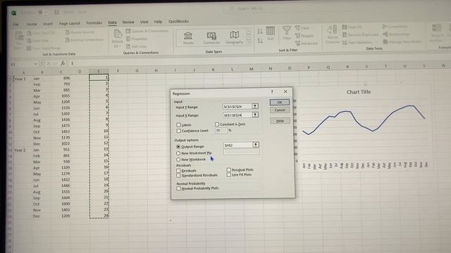 Running Regressions in Excel for Time Series Forecasting смотреть онлайн