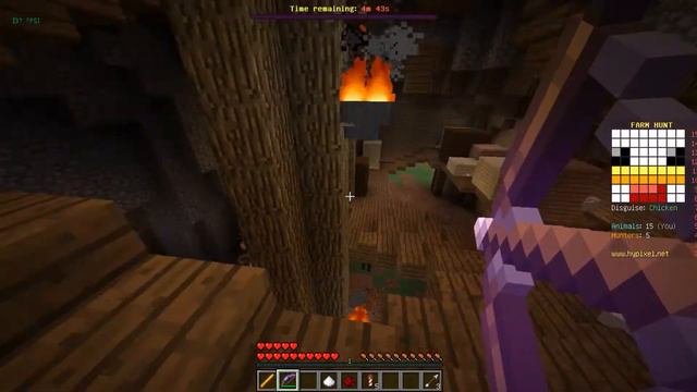 ГНАЛСЯ ПОЛ-ИГРЫ ЗА ПОДПИСЧИКОМ?! [Minecraft] Farm Hunt смотреть онлайн