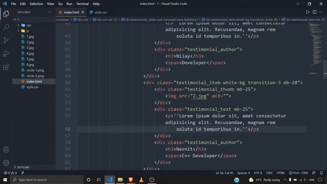 How to make a responsive smart swiper testimonial section using HTML, CSS and jQuery | CSS Design смотреть онлайн