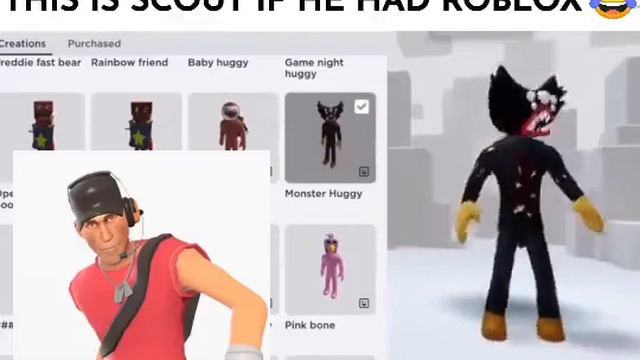 Scout from Team fortress 2 if he had Roblox смотреть онлайн