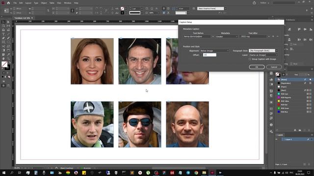 Подписи в InDesign. Создание и настройка. Object – Captions смотреть онлайн