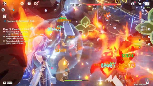 Ganyu Stable Melting with Burst | Abyss 12-2-1 | Nahida Xiangling Kazuha | Dendro | Genshin Impact смотреть онлайн