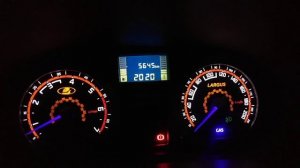 Активация индикатора ГАЗ в приборке Ларгус, Логан, Дастер, Сандеро