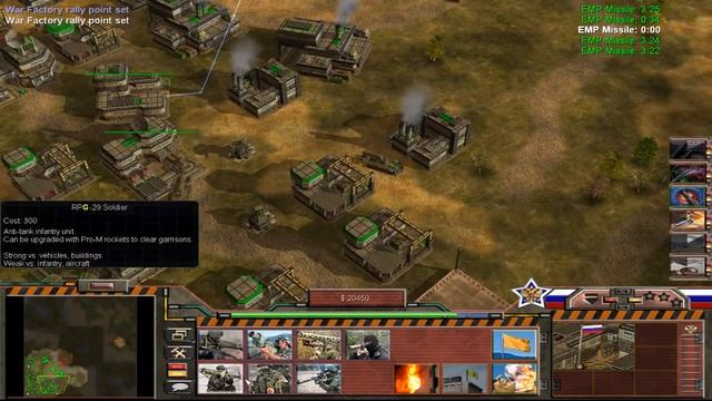 C&C The End Of Days Mod: Russia vs GLA & China смотреть онлайн