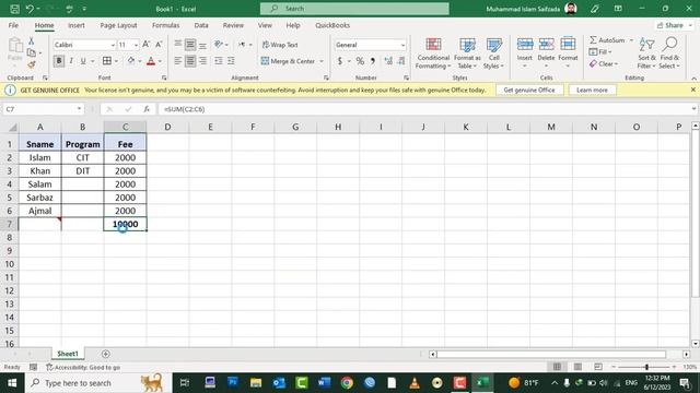 MS Excel 2021 Tutorial In Pashto - Lesson 12 смотреть онлайн