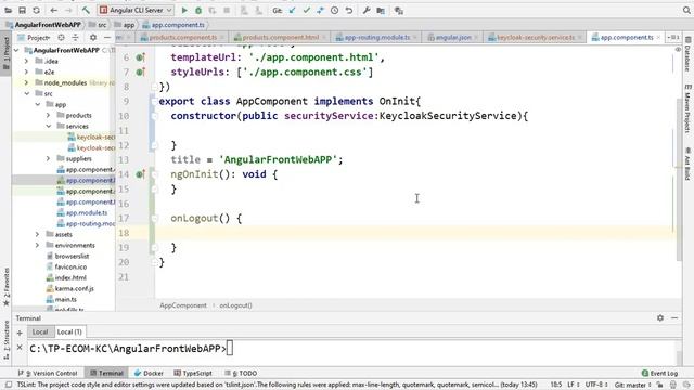 Part 8 Keycloak Angular Integration Keycloak js in Angular App смотреть онлайн