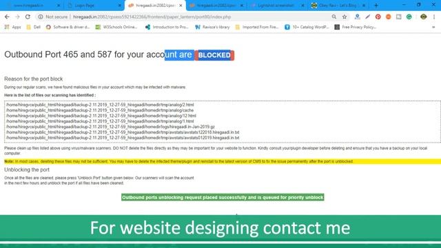 Unblocking Outbound Port 80, 465, 587 from a Website | Complete Fix HTTP Error 500 смотреть онлайн