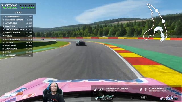 Copa Porsche VRX GT3 CUP 992 Spa смотреть онлайн