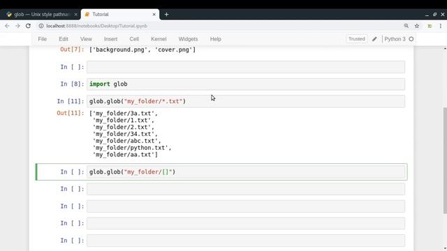 glob in Python (Complete Explanation with Examples) смотреть онлайн