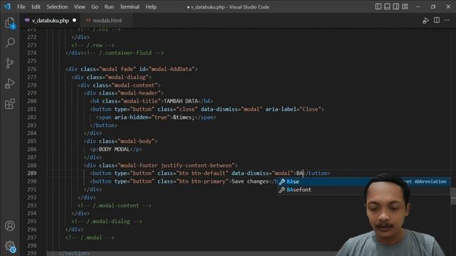 Membuat Form POPUP Pada Codeigniter AdminLTE