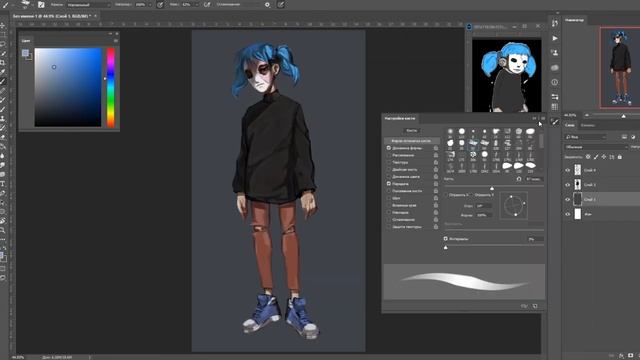 КАК СДЕЛАТЬ РАБОТУ ЛУЧШЕ | Speedpaint | Фан арт смотреть онлайн