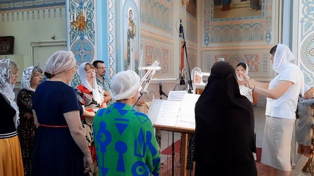 "Ектения великая" (Н. Толстяков). Регент Ирина Филатова. смотреть онлайн