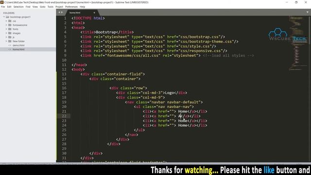 Bootstrap Navbar Tutorial | Navbar in Bootstrap | Bootstrap 3 смотреть онлайн