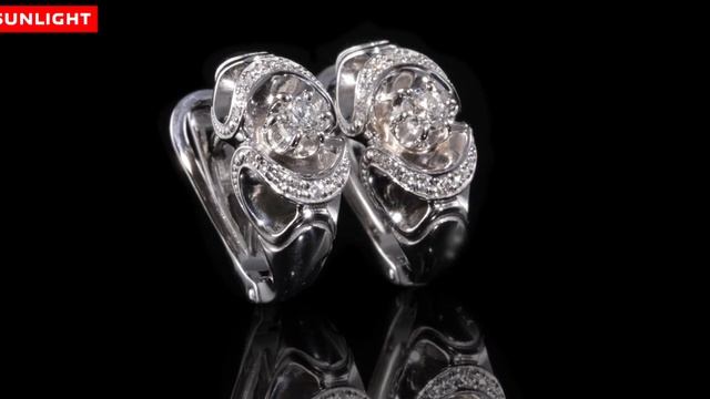 Белое золото | Бриллианты Якутии | Невероятные серьги | Каталог Санлайт! смотреть онлайн