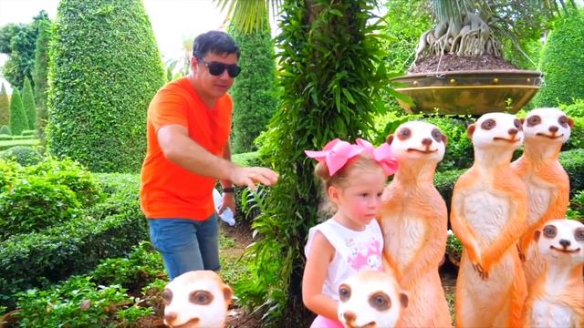 Настя и папа играют в прятки в необычных местах смотреть онлайн