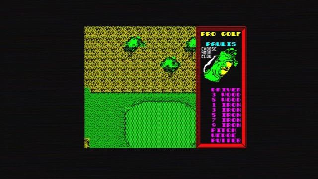 8th April 21 ZX Spectrum game Pro Golf Simulator смотреть онлайн