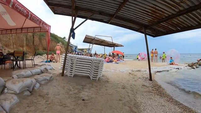 Азовское Море Сегодня Кирилловка 2021 Walk Azov sea Beach Tour August смотреть онлайн
