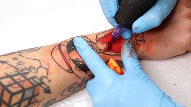 Monkey D. Luffy Anime | Tattoo Time Lapse смотреть онлайн