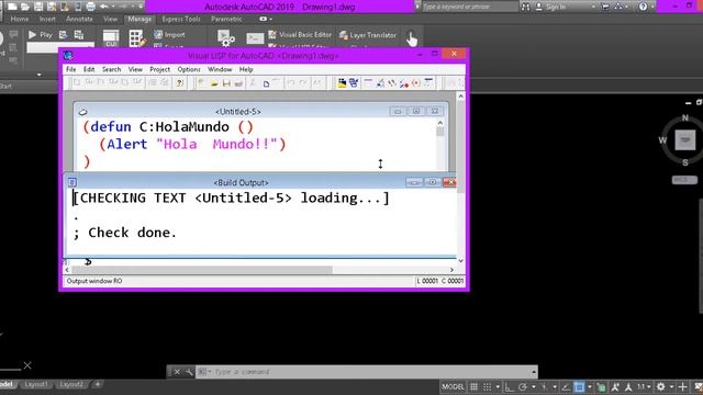 AutoLISP PARA AUTOCAD Tutorial 001 Hola Mundo смотреть онлайн