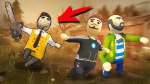 МАНЬЯК КОЖАНОЕ ЛИЦО ИЩЕТ НАС! НЕ УСПЕЛИ НАЙТИ НЫЧКУ! УГАРНЫЕ ПЛАСТИЛИНОВЫЕ ПРЯТКИ В HUMAN FALL FLAT