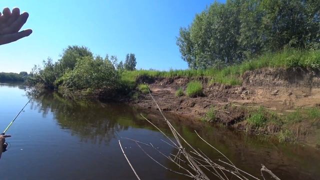 Рыбалка на реке Сосьва | ловля в жаркий день. смотреть онлайн