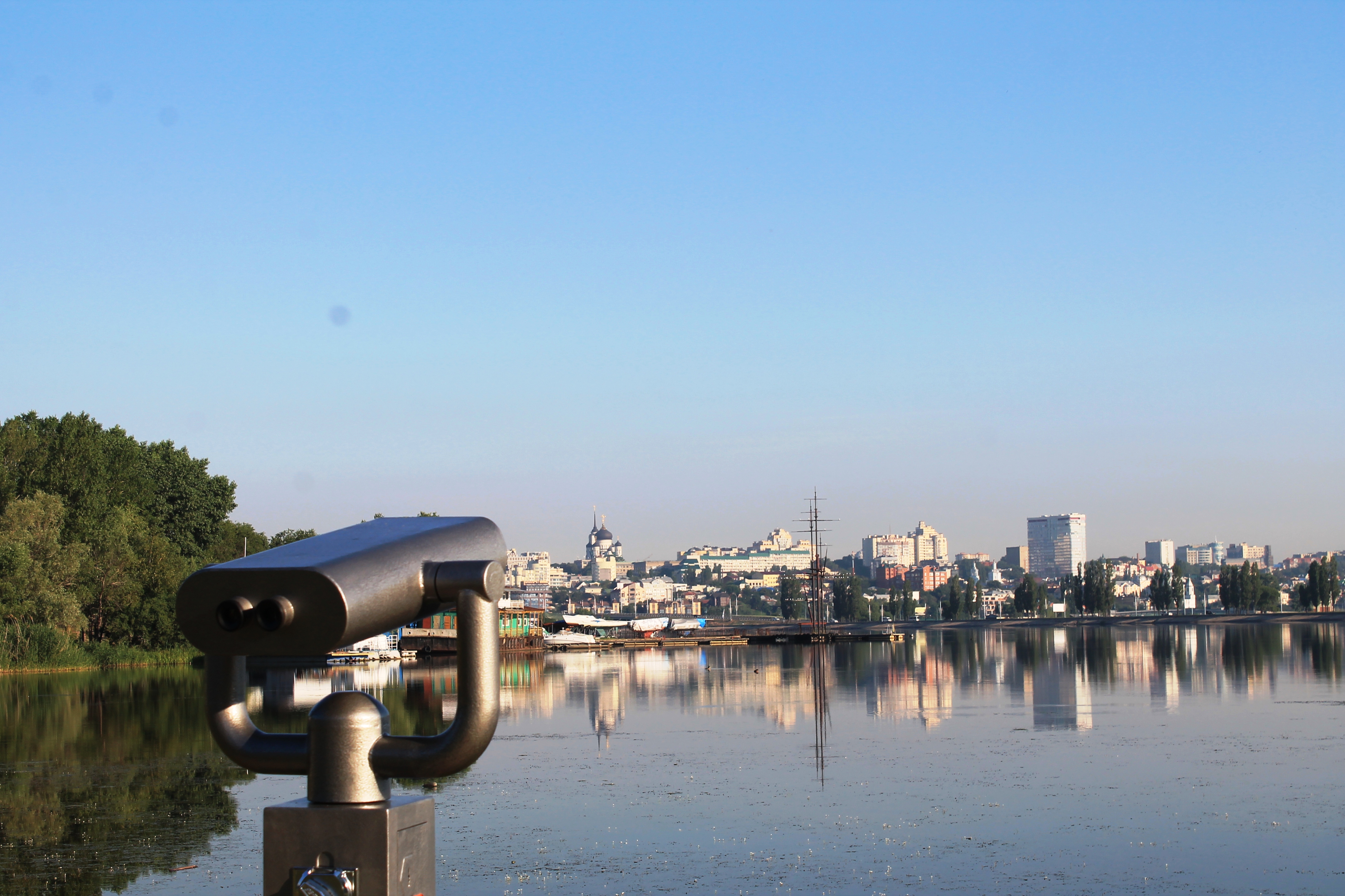 Утренний парк Алые паруса г.Воронеж смотреть онлайн