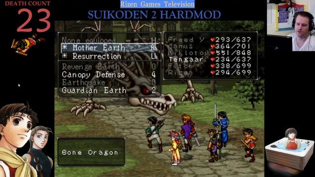 Suikoden 2 Hardmod, Boss 14 Bone Dragon смотреть онлайн