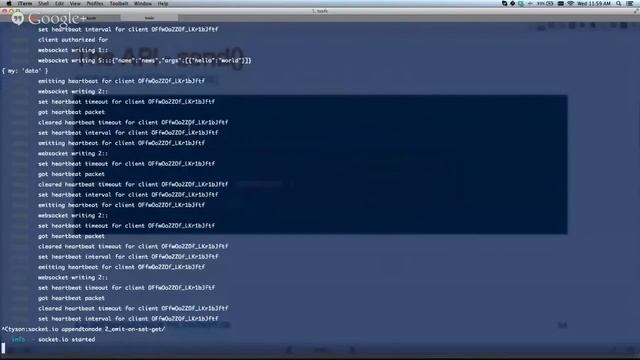 Getting started with socket.io смотреть онлайн
