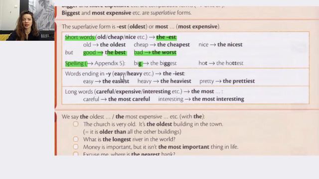 Essential Grammar in Use | Unit 90 превосходная степень прилагательных смотреть онлайн