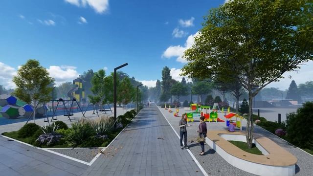 Парк Комсомольский, город Пенза смотреть онлайн