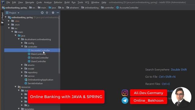 Online Banking with Java & Spring смотреть онлайн