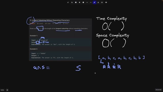 Longest Substring Without Repeating Characters - Leetcode 3 - Python смотреть онлайн