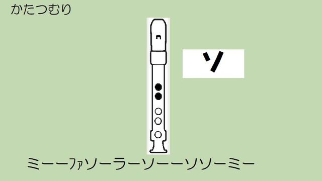かたつむり ペンリコーダー ドレミ運指つき