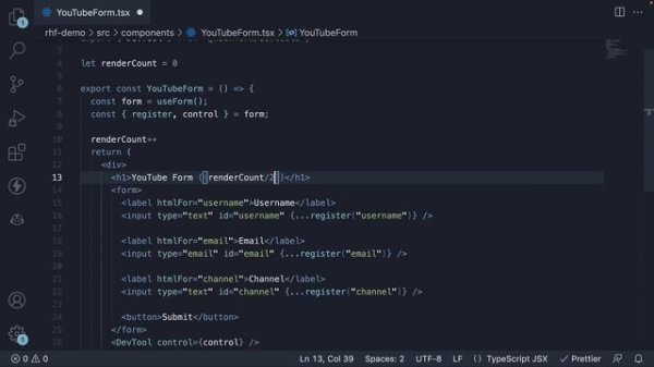 React Hook Form Tutorial - 6 - Form State and Rerenders