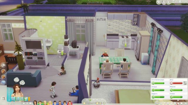 The Sims 4|| Challenge 100 ДЕТЕЙ|| #11 ДР Сэма смотреть онлайн
