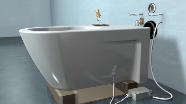 Установка унитаза DURAVIT SensoWash подвесного типа