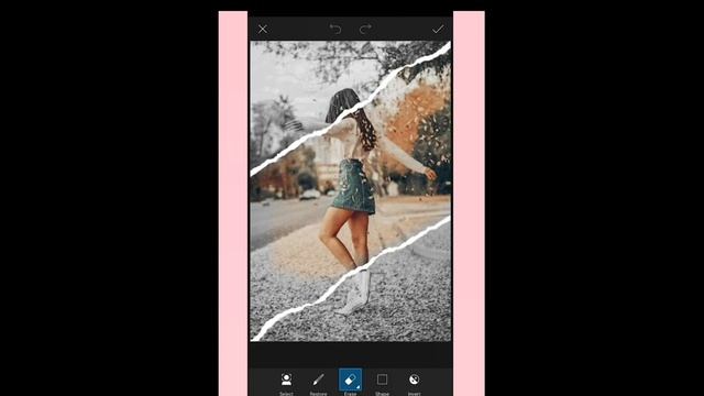 SKETCH PAPER TORN effect | Picsart editing tutorial смотреть онлайн