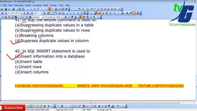 ITI COPA FEBRUARY EXAM IMPORTANT QUESTION ANSWER 2019 MOCK TEST EXPLAIN IN HINDI MODEL PAPER смотреть онлайн