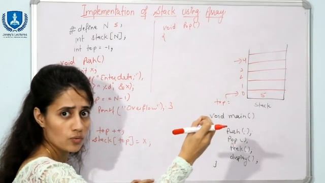 3.2 Implementation of Stack using Array | Data Structure and Algorithm Tutorials смотреть онлайн