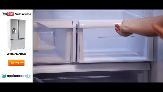 762L Westinghouse 3 Door Fridge WHE7670SA Reviewed by product expert - Appliances Online смотреть онлайн
