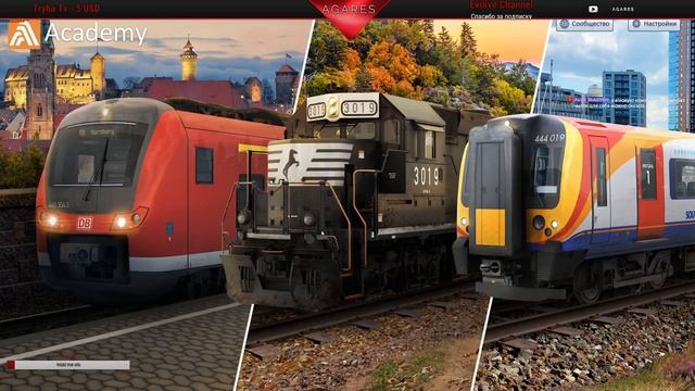 Train Simulator 2020 - первый взгляд и первые шаги! Agares смотреть онлайн