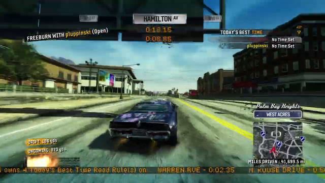 Burnout Paradise Remastered PS4 13.22 Glancey Avenue WR смотреть онлайн