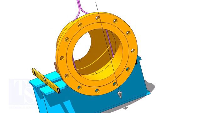 HOW TO FIT UP FLANGES ON BOTH ENDS OF AN ECCENTRIC REDUCER TUTORIAL Pipe fit up смотреть онлайн