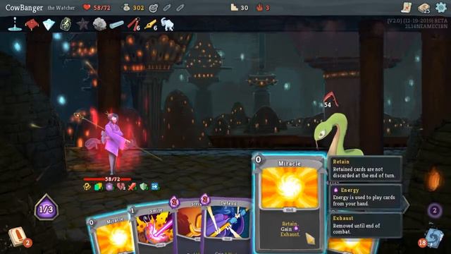 Slay the Spire Watcher Gameplay| Strongest Class Yet?| New Cards and Broken Wrath Mechanics смотреть онлайн